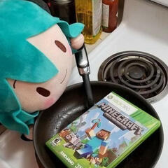Miku cooking minecraft