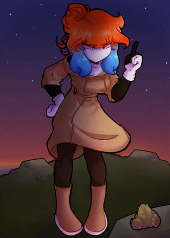 Daluz with an outfit I found on Pinterest